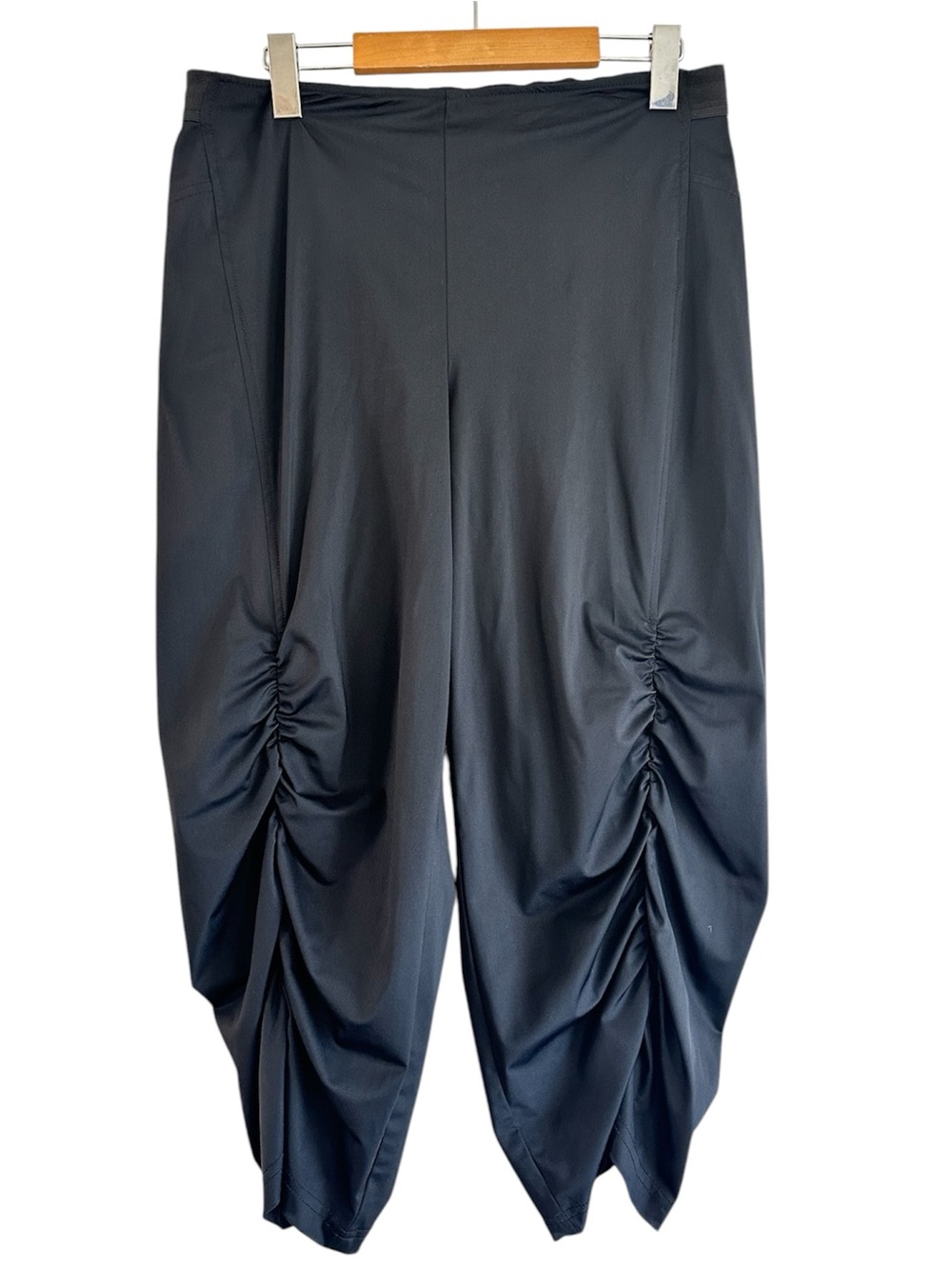 Joseph Ribkoff Black Ruched Harem Pants Size 8